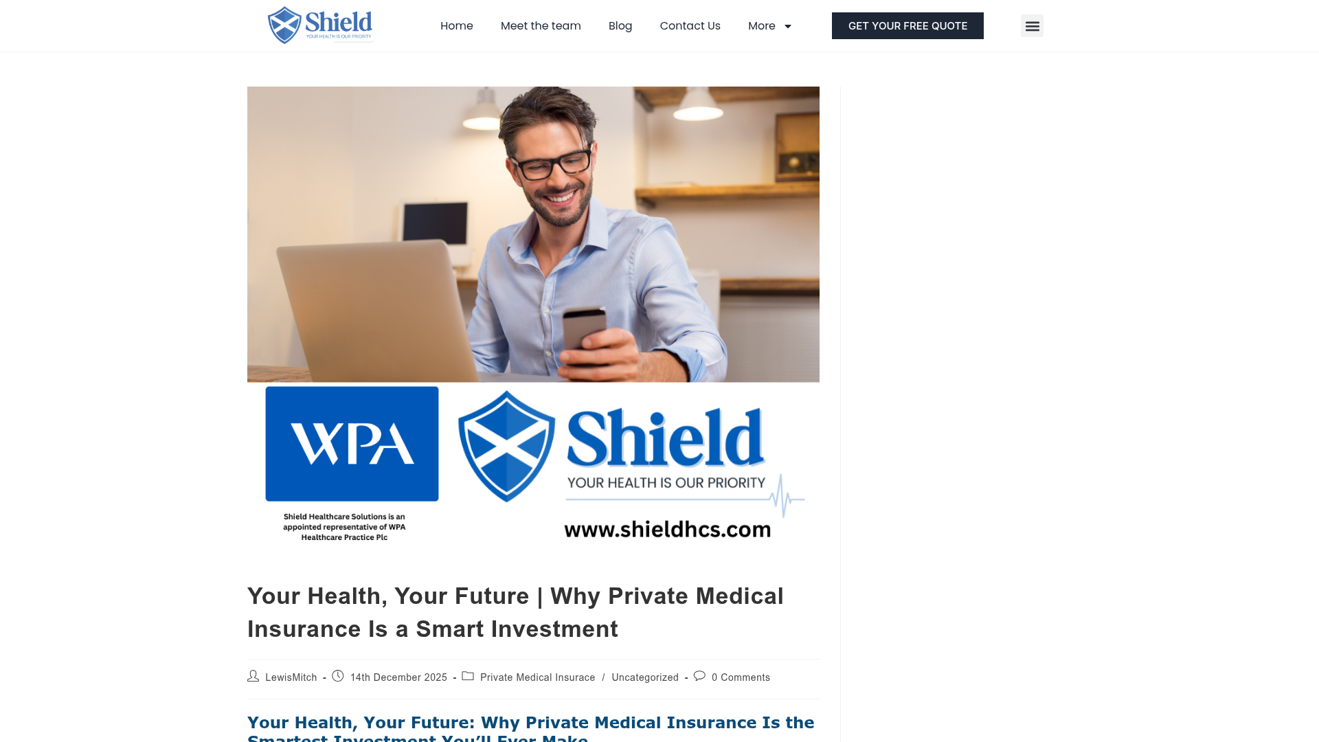 Your Health, Your Future | Why Private Medical Insurance Is a Smart Investment